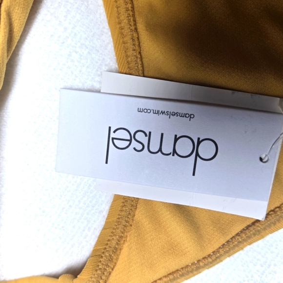 Damsel  Mustard Rib High Leg Bikini Bottom - Picture 8 of 12